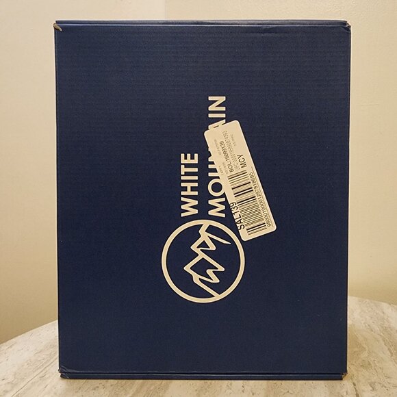 White Mountain Womens Tappy L Black Patent 9M - A028 - Picture 11 of 11